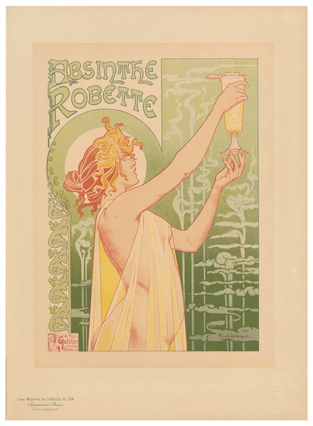  PRIVAT-LIVEMONT, Henri (1861 – 1936). Absinthe Robette. Mai...