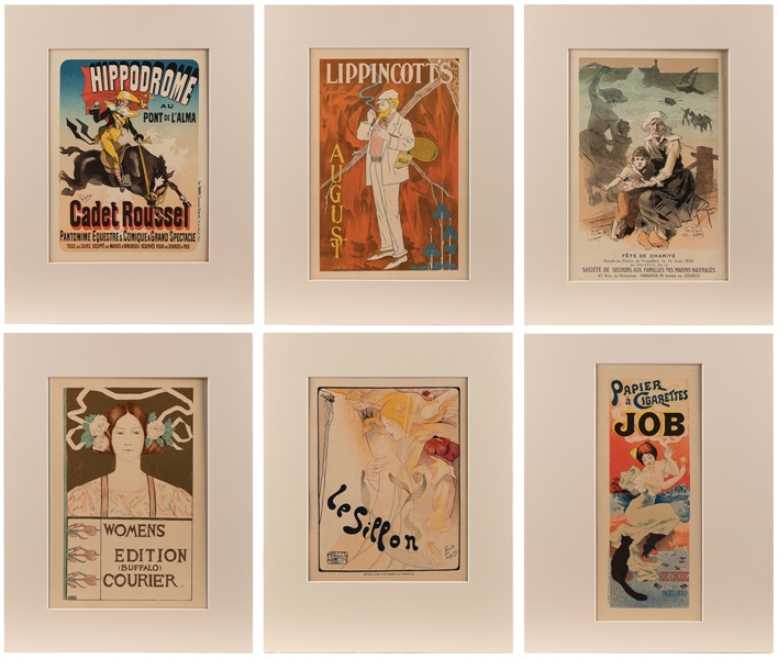  Collection of 10 Lithographs from Les Maitres de l’Affiche....