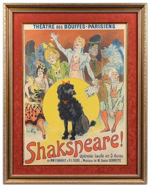  PEON, Rene (1875 – 1955). Shakespeare! 1899. Paris: Chaix. ...