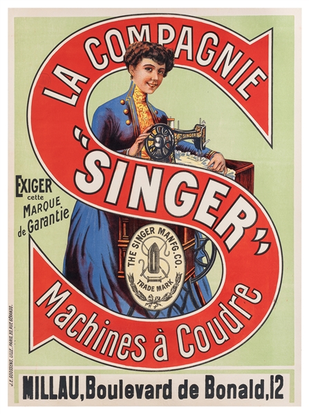  La Compagnie “Singer” / Machines a Coudre. Lille: J.E. Goos...