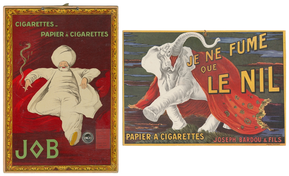  D’APRES CAPPIELLO, Leonetto (1875-1942). Two cigarette pape...