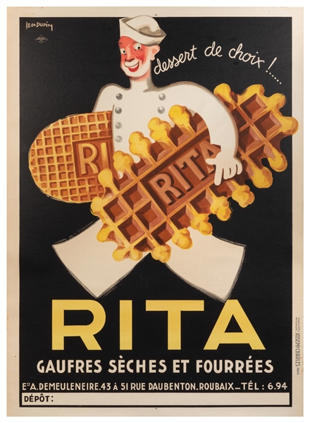  DUPIN, Leon (1898—1971). Rita / Dessert de Choix! 1933. Par...