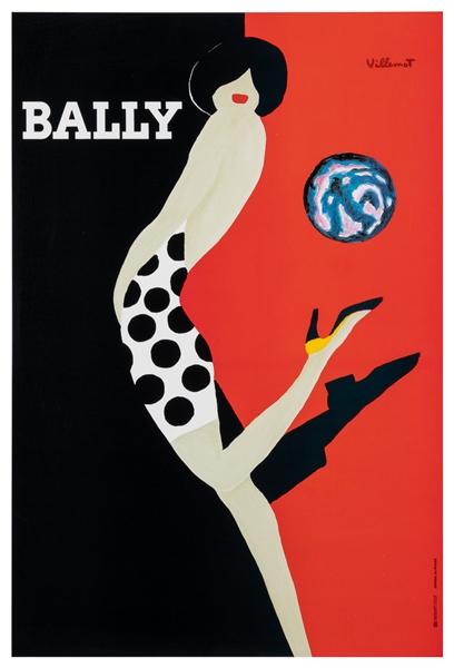  VILLEMOT, Bernard (1911–1989). Bally. 1989. Paris: Karcher....