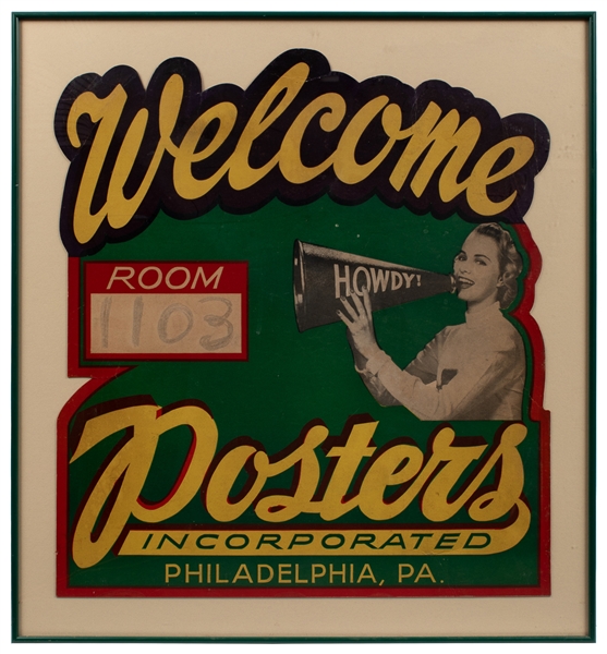  Welcome / Posters Incorporated / Philadelphia, PA. Circa 19...