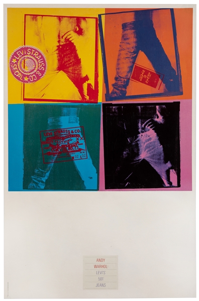  WARHOL, Andy (1928–1987). Andy Warhol: Levi’s 501 Jeans. [1...