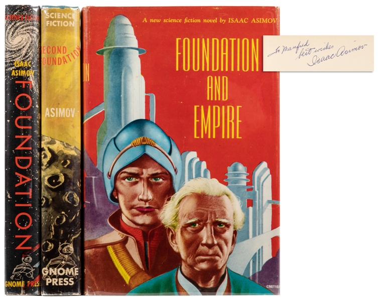  ASIMOV, Isaac (d. 1992). The Foundation Trilogy, All First ...