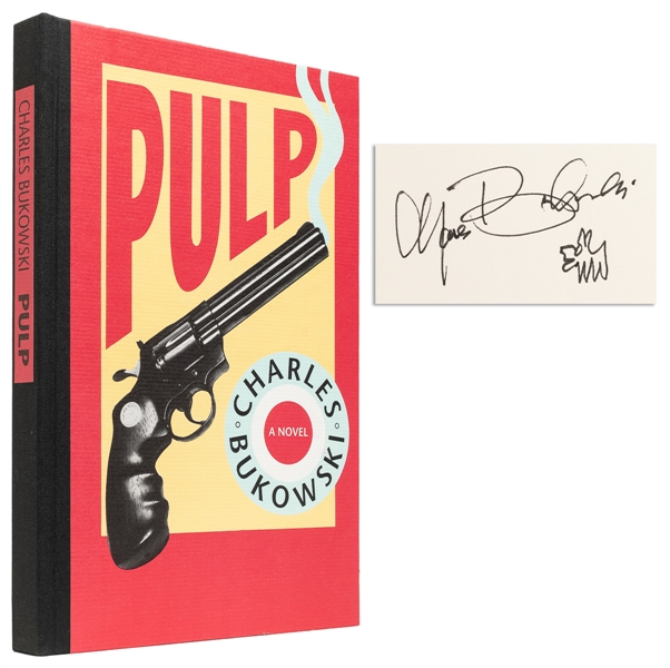  BUKOWSKI, Charles (1920-1994). Pulp. Santa Rosa: Black Spar...