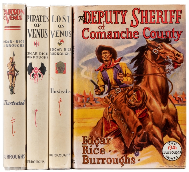  BURROUGHS, Edgar Rice (1875-1950). Group of Three Reprints ...