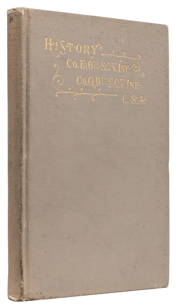  [CIVIL WAR]. COKER, James Lide (1837-1918). History of Comp...