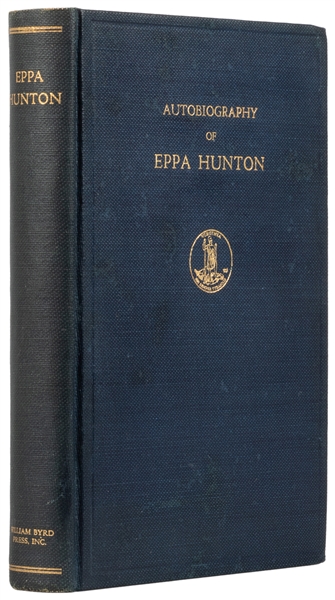  [CIVIL WAR]. HUNTON, Eppa (1822-1908). Autobiography of Epp...