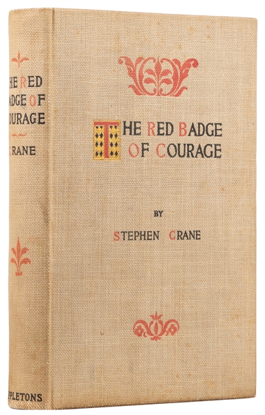  CRANE, Stephen (1871-1900). The Red Badge of Courage. New Y...