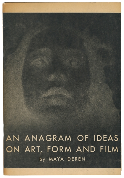  DEREN, Maya (1917-1961). An Anagram of Ideas on Art, Form a...