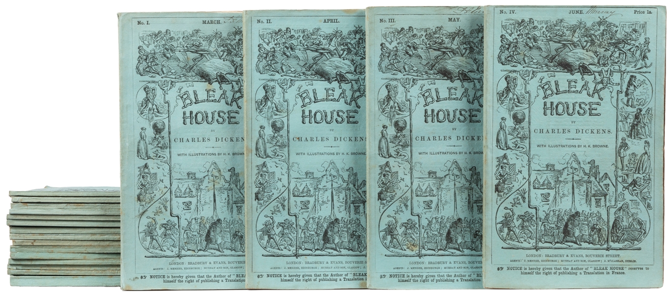  DICKENS, Charles (1812-1870). Bleak House. London: Bradbury...