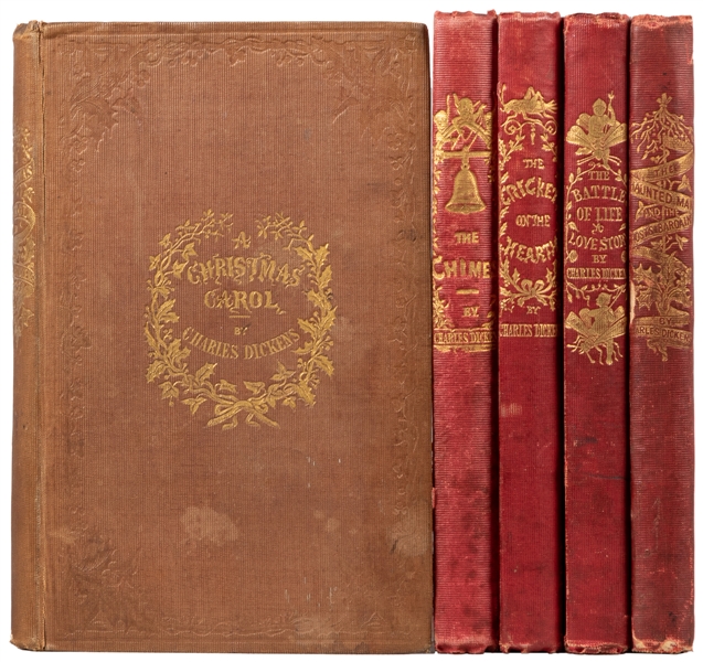  DICKENS, Charles (1812-1870). First Editions of The Christm...