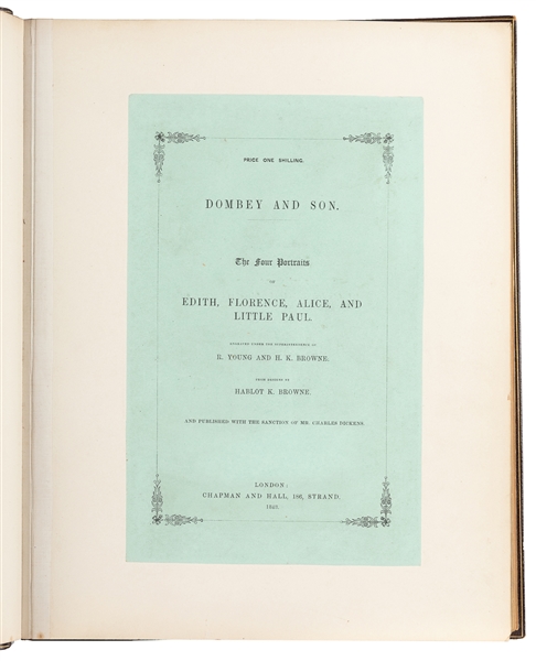  [DICKENS, Charles (1812-1870), association]. BROWNE, Hablot...