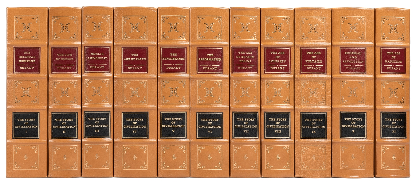  [EASTON PRESS]. DURANT, Will (1885-1981) and Ariel (1898-19...