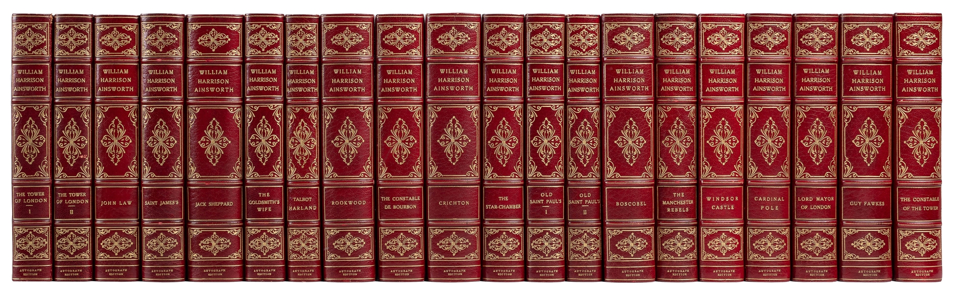  [FINE BINDINGS]. AINSWORTH, William Harrison (1805-1882). H...