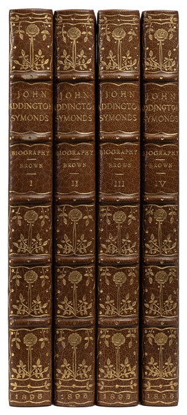  [FINE BINDINGS]. BROWN, Horatio F. (1854-1926). John Adding...