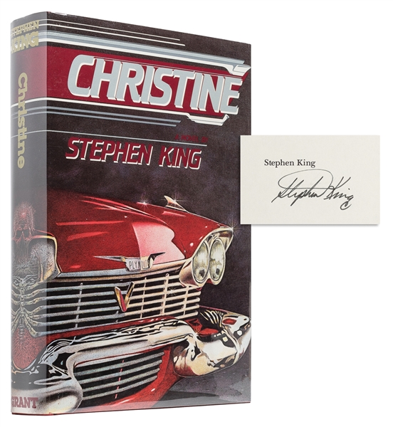  KING, Stephen (b. 1947). Christine. Illustrated by Stephen ...