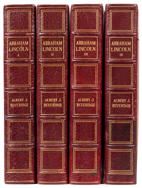  [LINCOLN, Abraham (1809-1865), subject]. BEVERIDGE, Albert,...