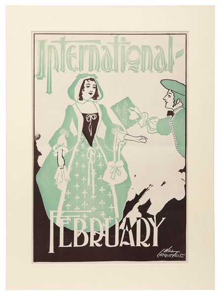  [LITERARY POSTERS]. Two American literary advertising poste...