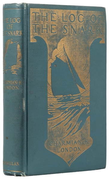  LONDON, Charmain (1871-1955). The Log of the Snark. New Yor...