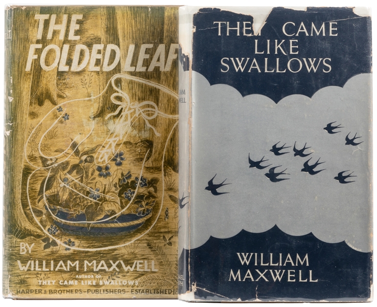  MAXWELL, William (1908-2000). Pair of Inscribed Titles, inc...