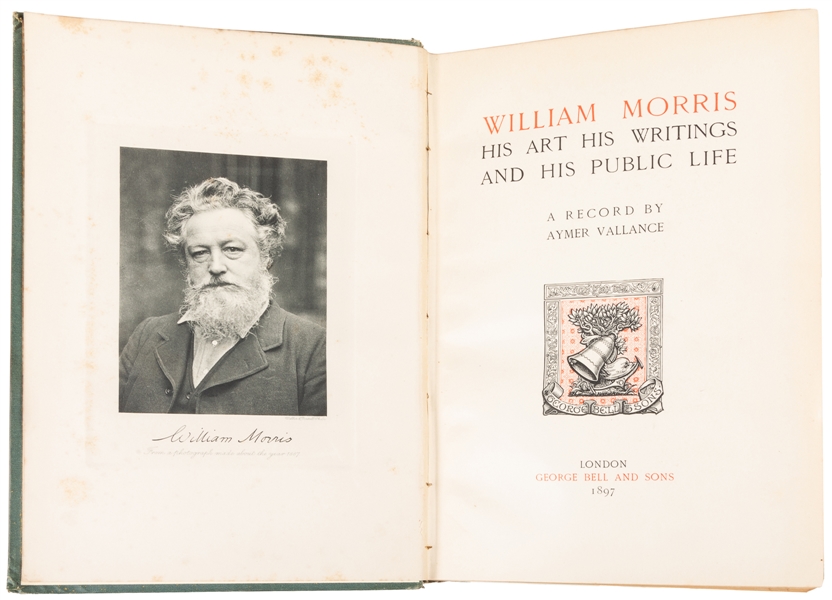  [MORRIS, William (1834-1896), subject]. VALLANCE Aymer (186...