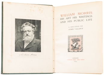  [MORRIS, William (1834-1896), subject]. VALLANCE Aymer (186...
