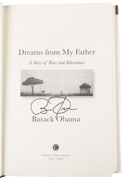  OBAMA, Barack (b. 1961). Dreams from My Father. New York: C...