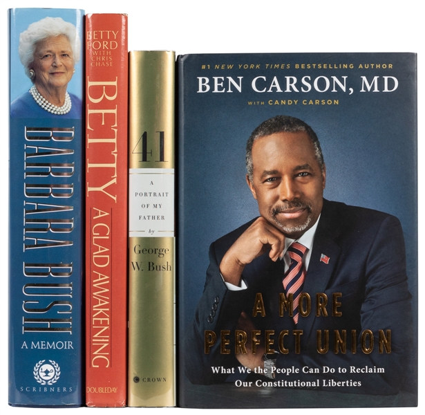  [POLITICS]. Group of 4 Signed First Edition Books, includin...