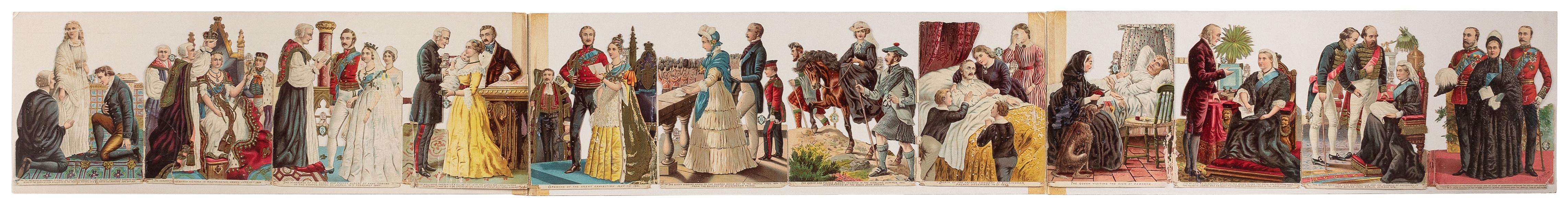  [QUEEN VICTORIA (1819-1901), subject]. Group of 12 Die-Cut ...