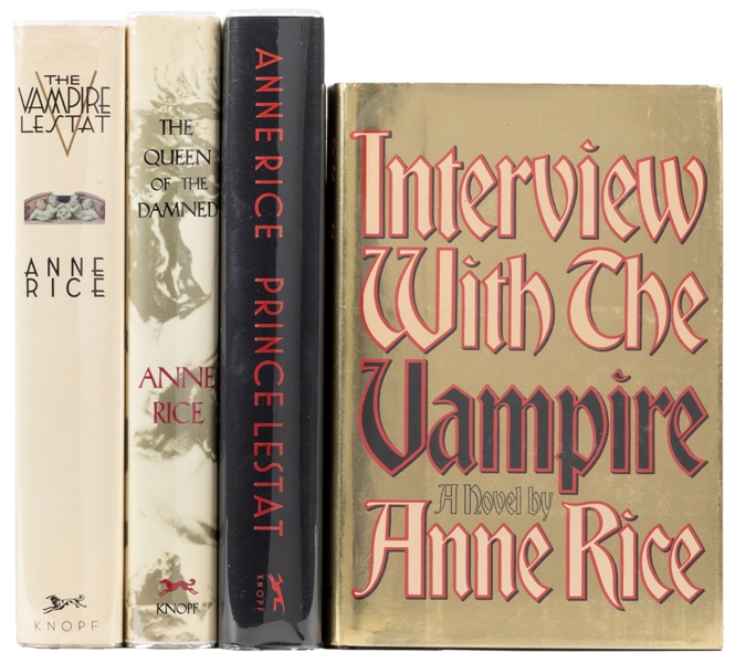  RICE, Anne (1941-2021). The First Three Volumes and the Ele...