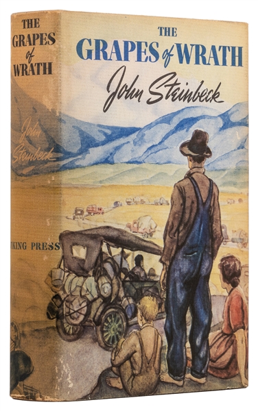  STEINBECK, John (1902-1968). The Grapes of Wrath. New York:...