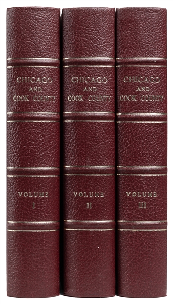  WATERMAN, A.N. Historical Review of Chicago and Cook County...