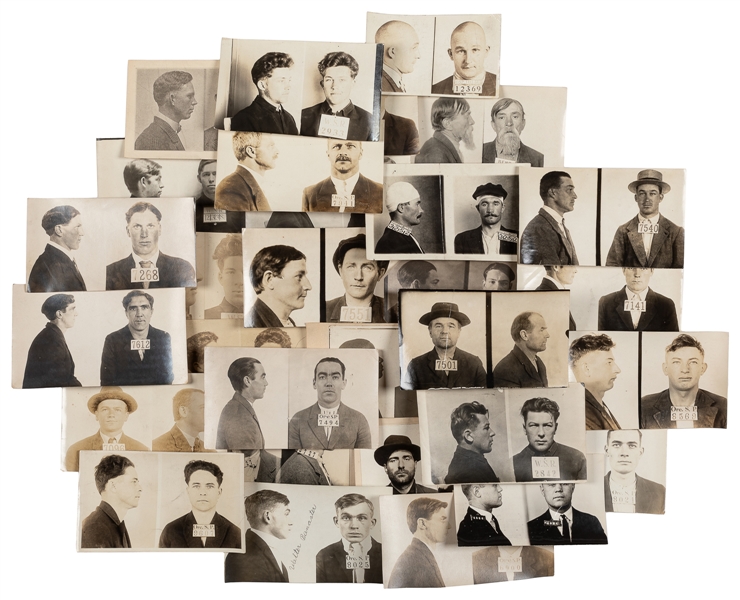  [MUGSHOTS]. Group of Nearly 62 Mugshots of Oregon, Washingt...