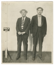  [MUGSHOTS]. Group of Nearly 35 Early Mugshots from Monroe, ...