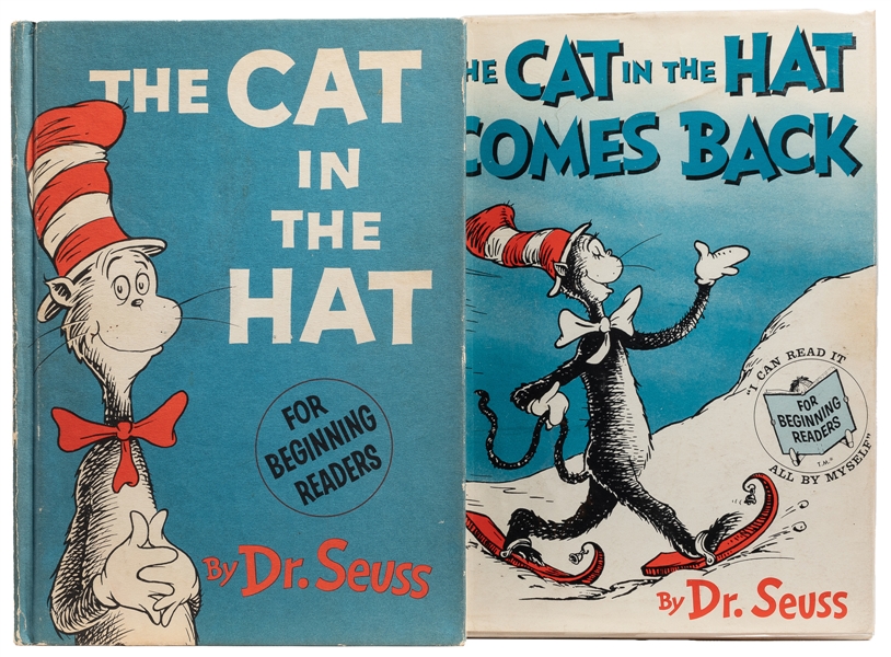  SEUSS, Dr. (Theodor Geisel). The Cat in the Hat [and] The C...