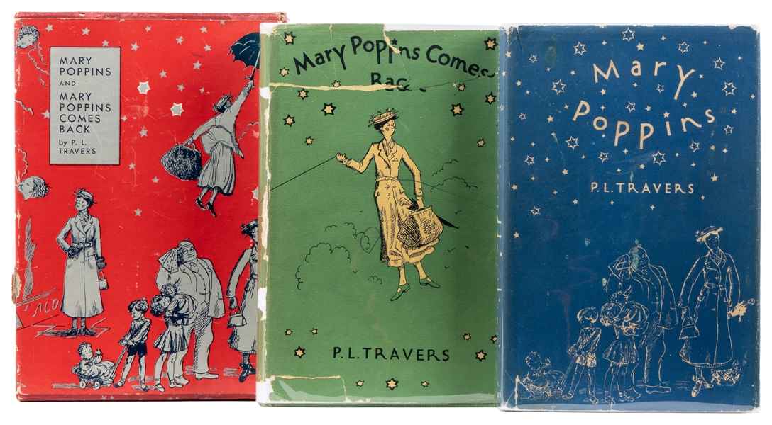  TRAVERS, P.L. Mary Poppins and Mary Poppins Comes Back. New...