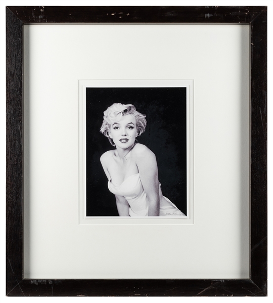 GREENE, Milton (American, 1922-1982). Marilyn Monroe - Ballerina Sitting B&W (B-08). 1954, later printing. 