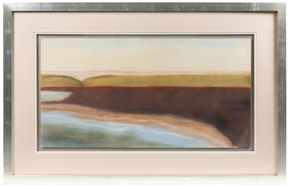  [PASTEL]. ARTIST UNKOWN. Untitled / Landscape. Circa 1990s-...