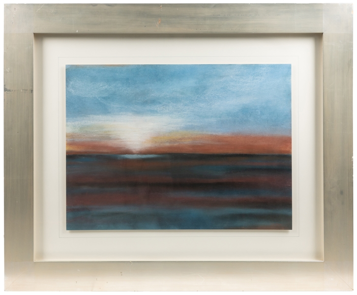  [PASTEL]. ARTIST UNKOWN. Untitled / Landscape with Water [I...