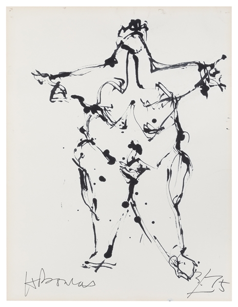  BOURAS, Harry (American, 1931–1990). Untitled Figure. 1975....