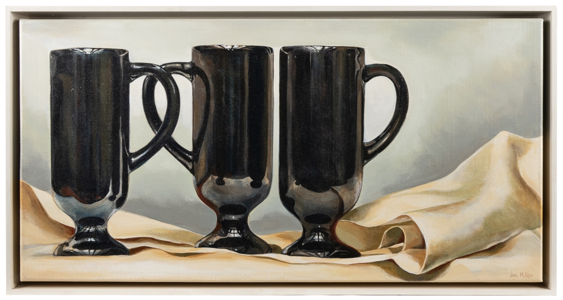  MILLER, Jan (American, 20th century). Still Life with Goble...