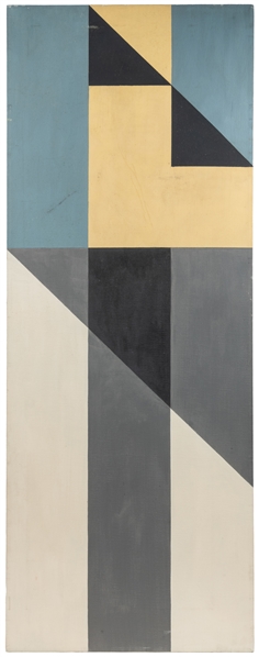  JOHNSON, Gerald (American, 1944-2009) Untitled. (Geometric ...