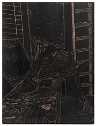  CHRISTOFFERSEN, Russell (American, 1947-2008) Untitled. (Gr...