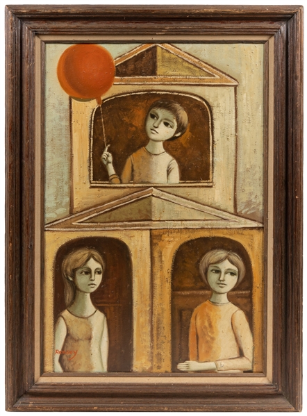  [ARTIST UNKNOWN]. 20th century) Untitled. Three Figures and...