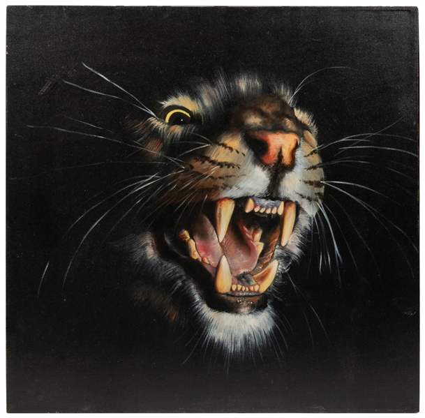  TORRES, Sonia Gil (Columbian b. 1936) Panther. 1973. Oil on...