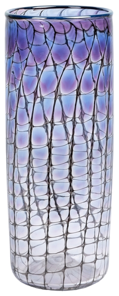  PHILABAUM, Tom (American, b. 1947). Tall Blown Glass Vase. ...