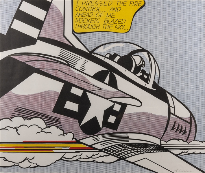  LICHTENSTEIN, Roy (1923–1997). “I Pressed the Fire Control…...